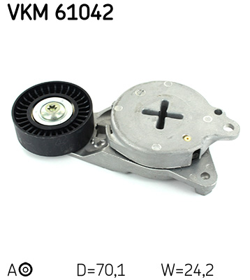 SKF VKM 61042 feszítőgörgő, hosszbordás szíj TOYOTA