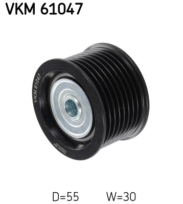 SKF VKM 61047 Szíjtárcsa/vezetőgörgő, hosszbordás szíj LEXUS TOYOTA