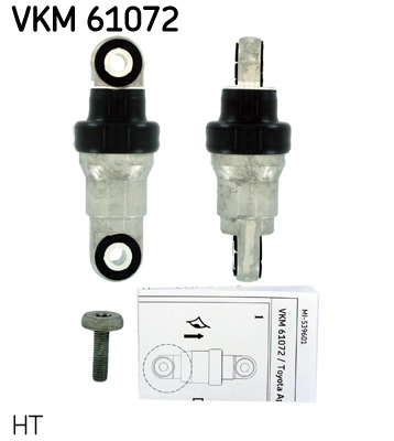 SKF VKM 61072 feszítőgörgő, hosszbordás szíj HONDA NISSAN TOYOTA