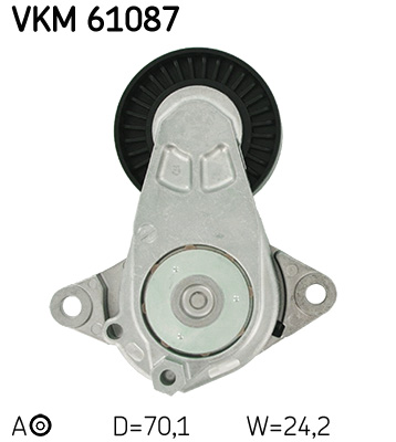 SKF VKM 61087 feszítőgörgő, hosszbordás szíj DAIHATSU TOYOTA