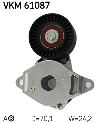 SKF VKM 61087 feszítőgörgő, hosszbordás szíj DAIHATSU TOYOTA