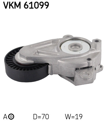 SKF VKM 61099 feszítőgörgő, hosszbordás szíj TOYOTA