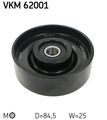 SKF VKM 62001 feszítőgörgő, hosszbordás szíj NISSAN