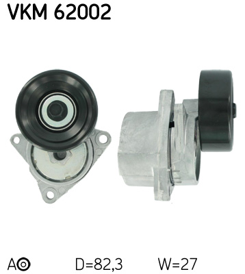 SKF VKM 62002 feszítőgörgő, hosszbordás szíj NISSAN
