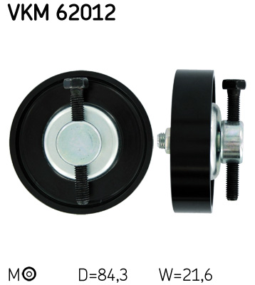 SKF VKM 62012 feszítőgörgő, hosszbordás szíj NISSAN