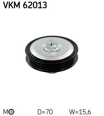 SKF VKM 62013 feszítőgörgő, hosszbordás szíj NISSAN