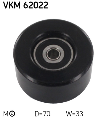 SKF VKM 62022 feszítőgörgő, hosszbordás szíj NISSAN RENAULT