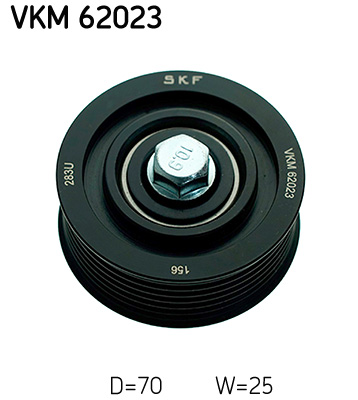SKF VKM 62023 Szíjtárcsa/vezetőgörgő, hosszbordás szíj NISSAN