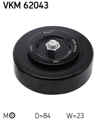 SKF VKM 62043 feszítőgörgő, hosszbordás szíj INFINITI NISSAN