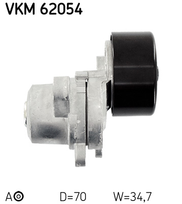 SKF VKM 62054 feszítőgörgő, hosszbordás szíj NISSAN