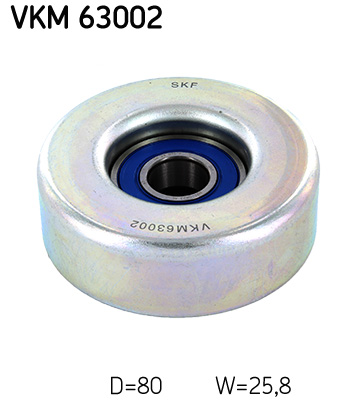 SKF VKM 63002 Szíjtárcsa/vezetőgörgő, hosszbordás szíj HONDA