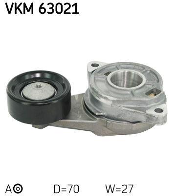 SKF VKM 63021 feszítőgörgő, hosszbordás szíj HONDA