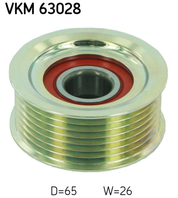 SKF VKM 63028 Szíjtárcsa/vezetőgörgő, hosszbordás szíj HONDA