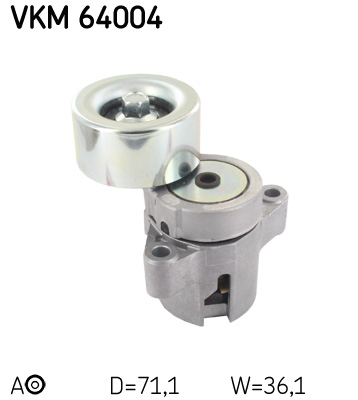 SKF VKM 64004 feszítőgörgő, hosszbordás szíj MAZDA