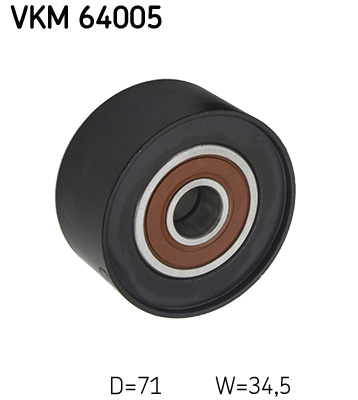 SKF VKM 64005 Szíjtárcsa/vezetőgörgő, hosszbordás szíj MAZDA