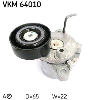 SKF VKM 64010 feszítőgörgő, hosszbordás szíj HYUNDAI KIA
