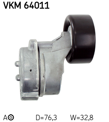 SKF VKM 64011 feszítőgörgő, hosszbordás szíj DODGE HYUNDAI KIA