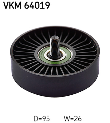 SKF VKM 64019 Szíjtárcsa/vezetőgörgő, hosszbordás szíj HYUNDAI KIA