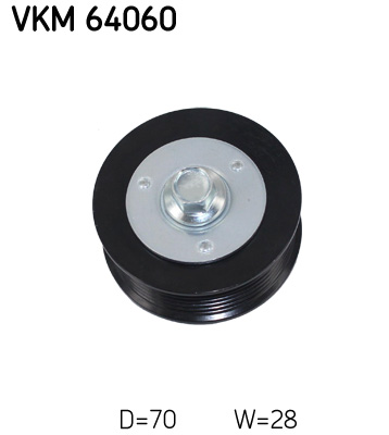 SKF VKM 64060 Szíjtárcsa/vezetőgörgő, hosszbordás szíj MAZDA