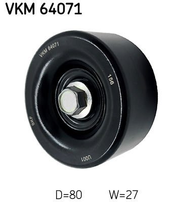 SKF VKM 64071 Szíjtárcsa/vezetőgörgő, hosszbordás szíj HYUNDAI KIA