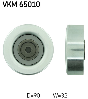 SKF VKM 65010 Szíjtárcsa/vezetőgörgő, hosszbordás szíj MITSUBISHI