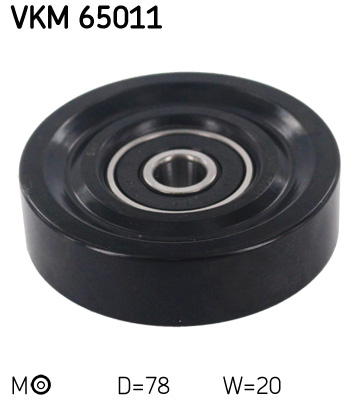 SKF VKM 65011 feszítőgörgő, hosszbordás szíj HYUNDAI HYUNDAI (BEIJING) KIA