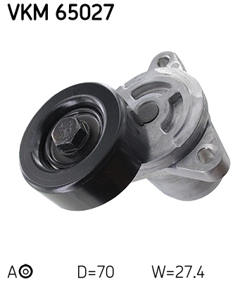SKF VKM 65027 feszítőgörgő, hosszbordás szíj HYUNDAI KIA