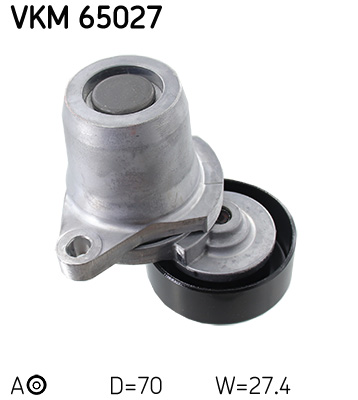 SKF VKM 65027 feszítőgörgő, hosszbordás szíj HYUNDAI KIA