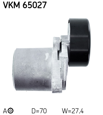SKF VKM 65027 feszítőgörgő, hosszbordás szíj HYUNDAI KIA