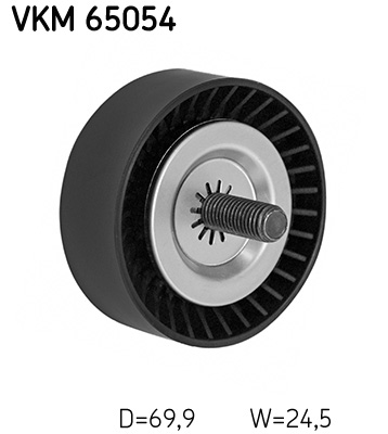SKF VKM 65054 Szíjtárcsa/vezetőgörgő, hosszbordás szíj CHRYSLER CITROËN DODGE FIAT JEEP LANCIA MITSUBISHI PEUGEOT