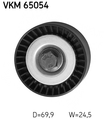SKF VKM 65054 Szíjtárcsa/vezetőgörgő, hosszbordás szíj CHRYSLER CITROËN DODGE FIAT JEEP LANCIA MITSUBISHI PEUGEOT