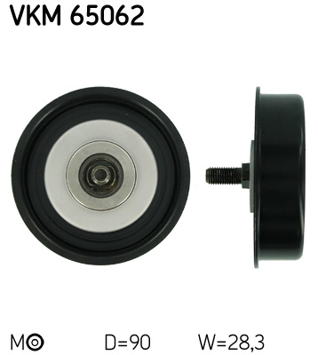 SKF VKM 65062 feszítőgörgő, hosszbordás szíj CHERY MITSUBISHI