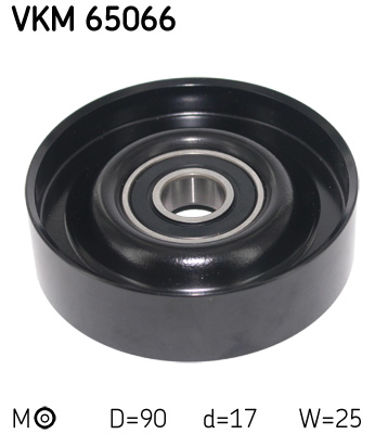 SKF VKM 65066 feszítőgörgő, hosszbordás szíj HYUNDAI KIA