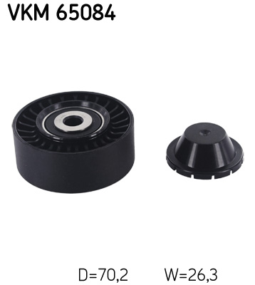 SKF VKM 65084 Szíjtárcsa/vezetőgörgő, hosszbordás szíj HYUNDAI KIA