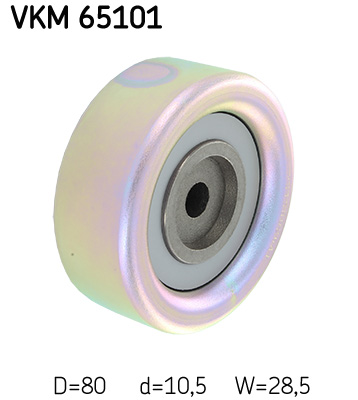 SKF VKM 65101 Szíjtárcsa/vezetőgörgő, hosszbordás szíj MITSUBISHI