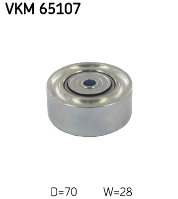 SKF VKM 65107 Szíjtárcsa/vezetőgörgő, hosszbordás szíj MITSUBISHI