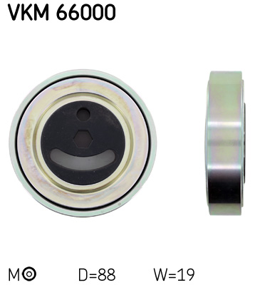 SKF VKM 66000 feszítőgörgő, hosszbordás szíj SUZUKI