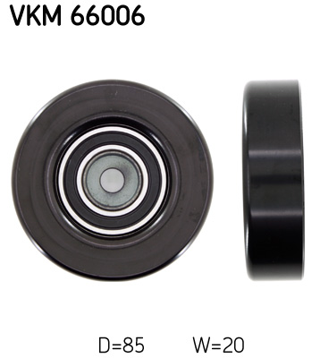 SKF VKM 66006 Szíjtárcsa/vezetőgörgő, hosszbordás szíj SUZUKI