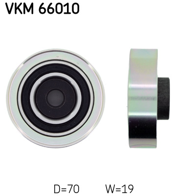 SKF VKM 66010 Szíjtárcsa/vezetőgörgő, hosszbordás szíj SUZUKI