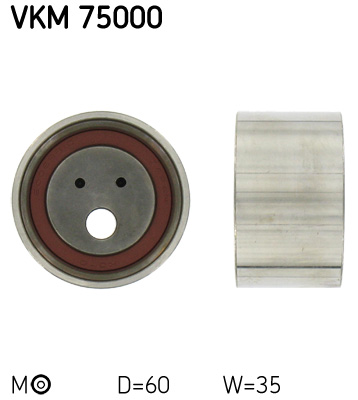 SKF VKM 75000 feszítő, fogasszíj CHRYSLER DODGE HYUNDAI MITSUBISHI