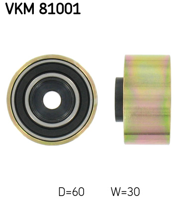 SKF VKM 81001 Szíjtárcsa/vezetőgörgő, fogasszíj TOYOTA