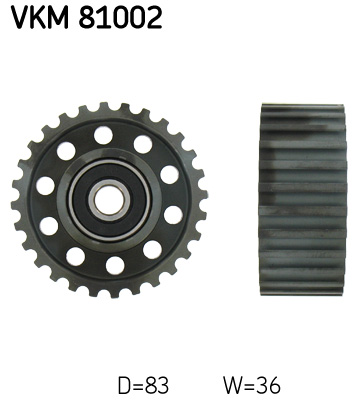 SKF VKM 81002 Szíjtárcsa/vezetőgörgő, fogasszíj TOYOTA VW
