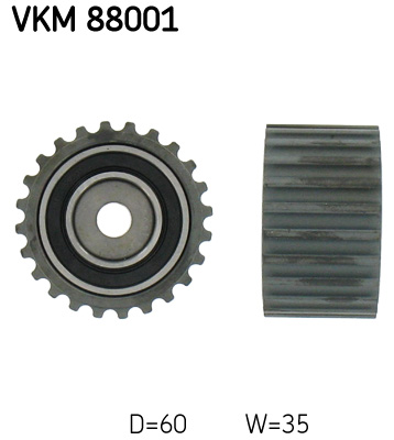 SKF VKM 88001 Szíjtárcsa/vezetőgörgő, fogasszíj SUBARU