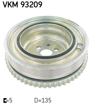 SKF VKM 93209 Szíjtárcsa, főtengely ABARTH ALFA ROMEO CHRYSLER FIAT JEEP LANCIA