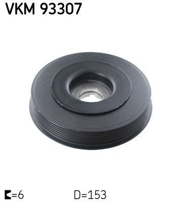 SKF VKM 93307 Szíjtárcsa, főtengely CITROËN FORD MAZDA PEUGEOT TOYOTA VOLVO