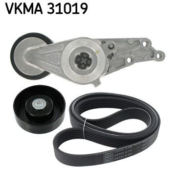 SKF VKMA 31019 hosszbordás szíj készlet AUDI SEAT