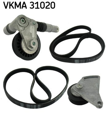 SKF VKMA 31020 hosszbordás szíj készlet AUDI SKODA VW
