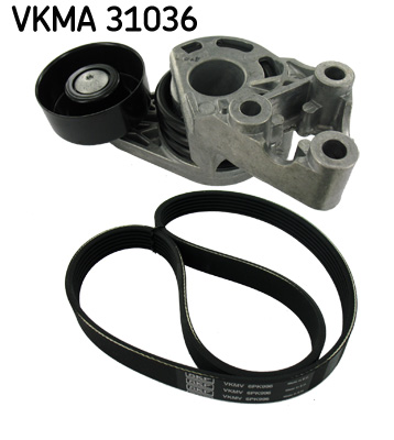 SKF VKMA 31036 hosszbordás szíj készlet AUDI SEAT SKODA VW