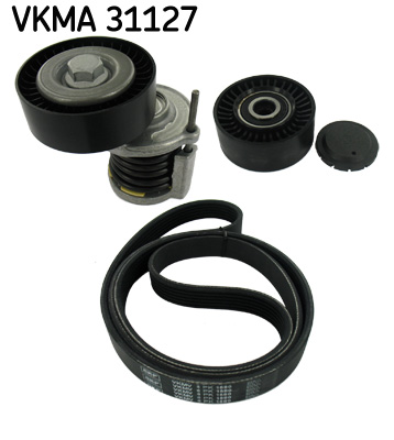 SKF VKMA 31127 hosszbordás szíj készlet AUDI SEAT