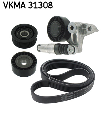 SKF VKMA 31308 hosszbordás szíj készlet AUDI
